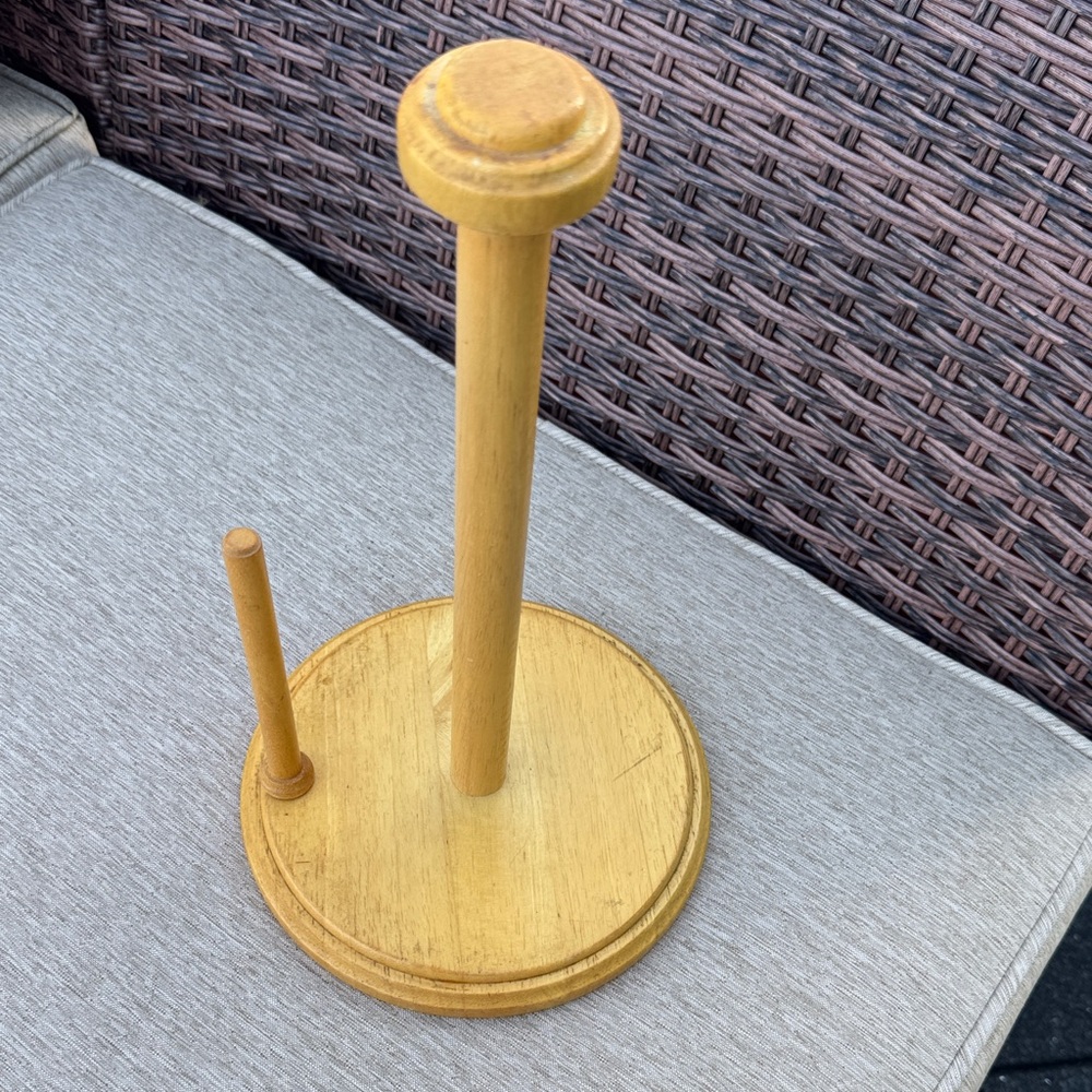 Kamenstein Wooden Paper Towel Holder
